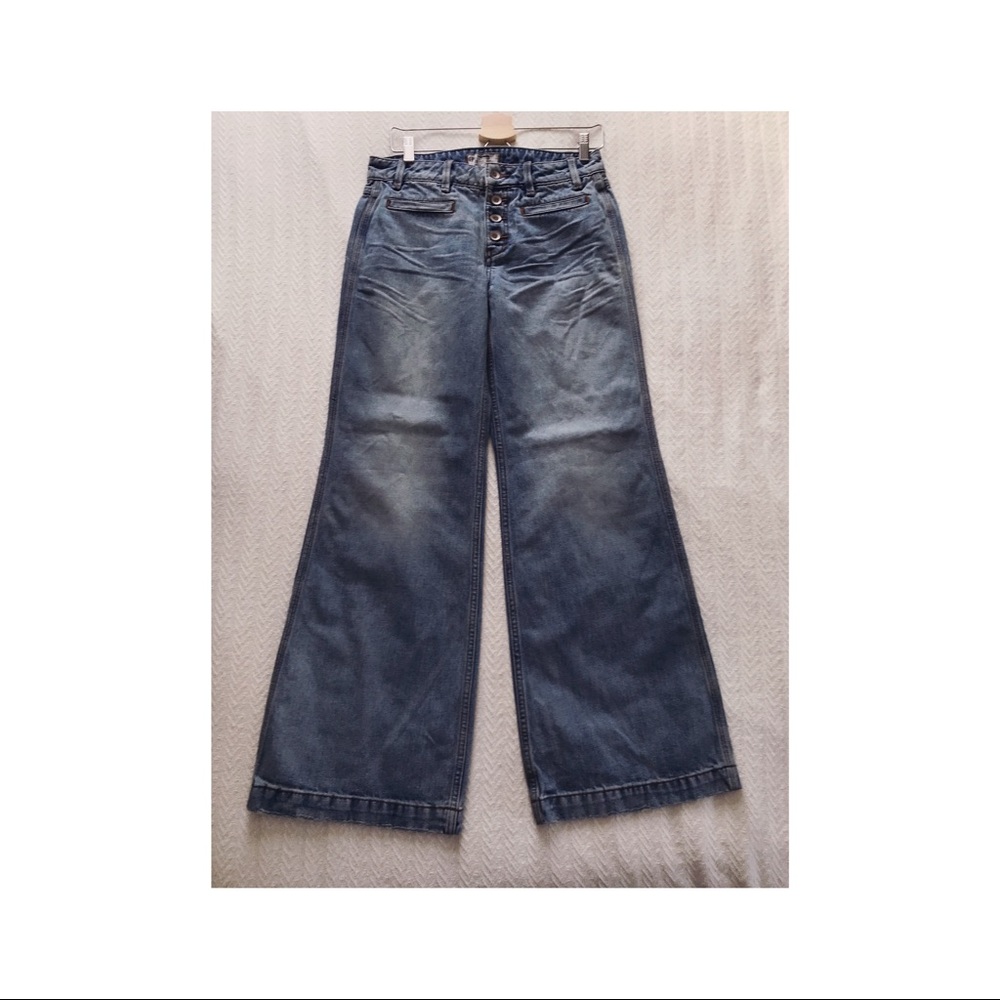 Super Wide Leg Free People Jeans